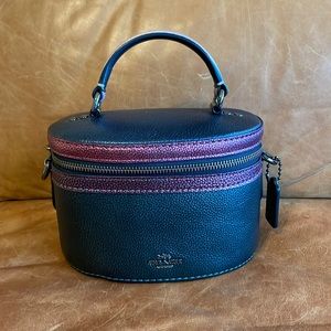 NEW Coach Crossbody Colorblock Trail Bag (Metallic Ivy with Metallic Pink 38769)